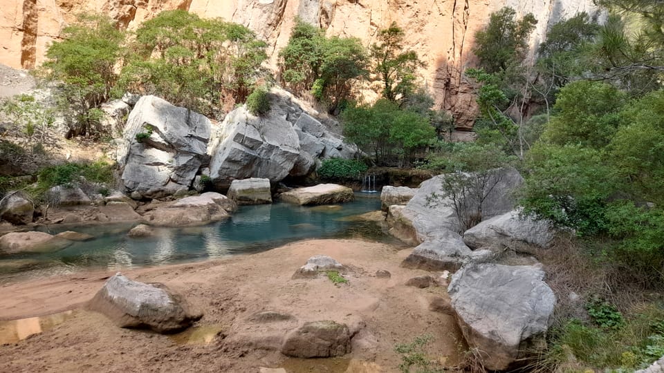 Valencia: Maimona Canyon Hiking Trip With Thermal Springs - Transportation and Meeting Point