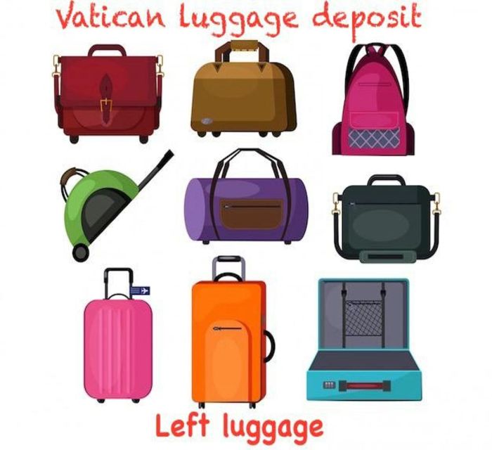 Vatican Luggage Deposit - Pricing and Duration Information