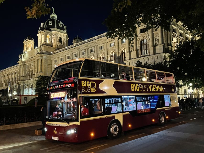 Vienna: Big Bus City Highlights Night Tour With Live Guide - Booking Details