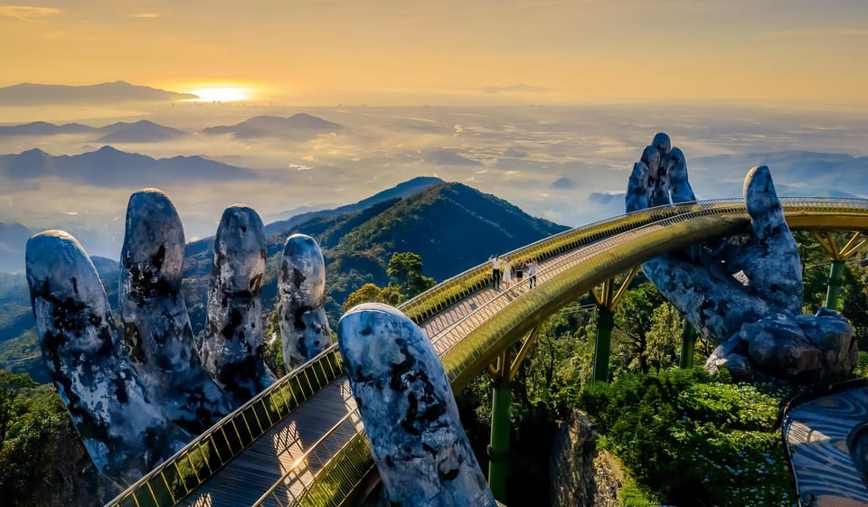 Visit Ba Na Hills & Admire Golden Bridge In Full Day - Cable Car Ride and Records