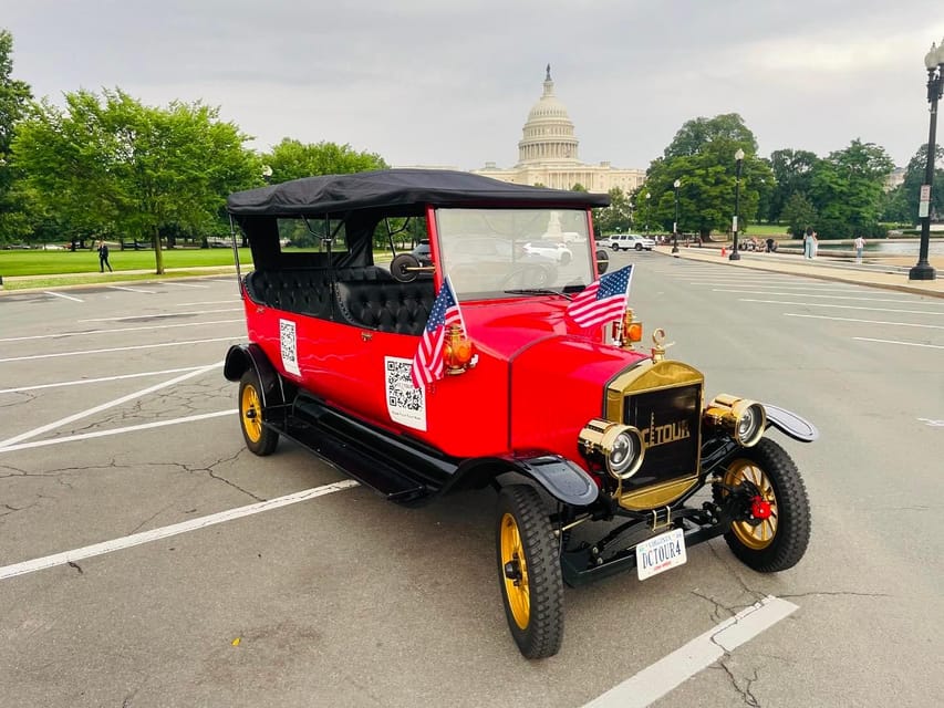 Washington, DC: Monuments & Memorials Tour in a Vintage Car - Cancellation Policy