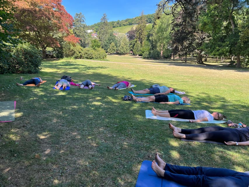 Wine Yoga in Wiesbaden (Outdoor With Indoor Option) - Age and Group Requirements