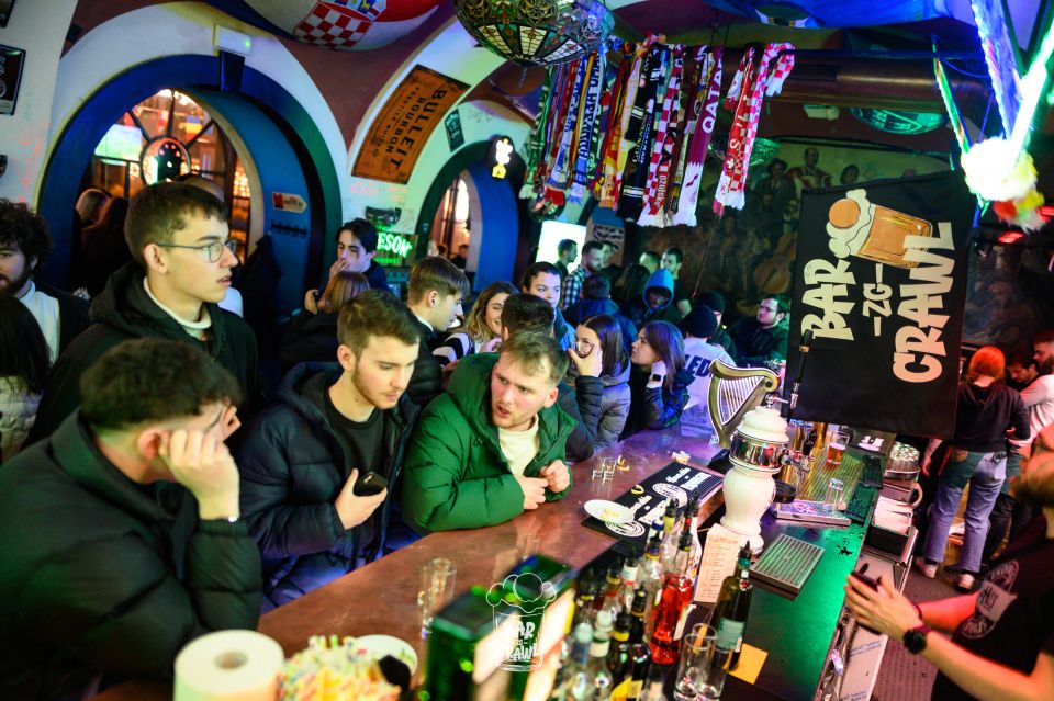 Zagreb:Private Bar Crawling and Alcohol Testing With a Guide - Inclusions