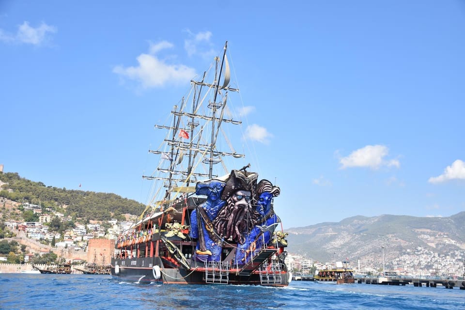 Alanya: Pirate Boat Trip With Optional Pick up and Lunch - Pickup Locations