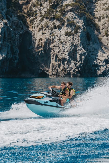 Alcudia: Jetski Tour Coll Baix Beach & Caves (Free Photos) - Age Restrictions