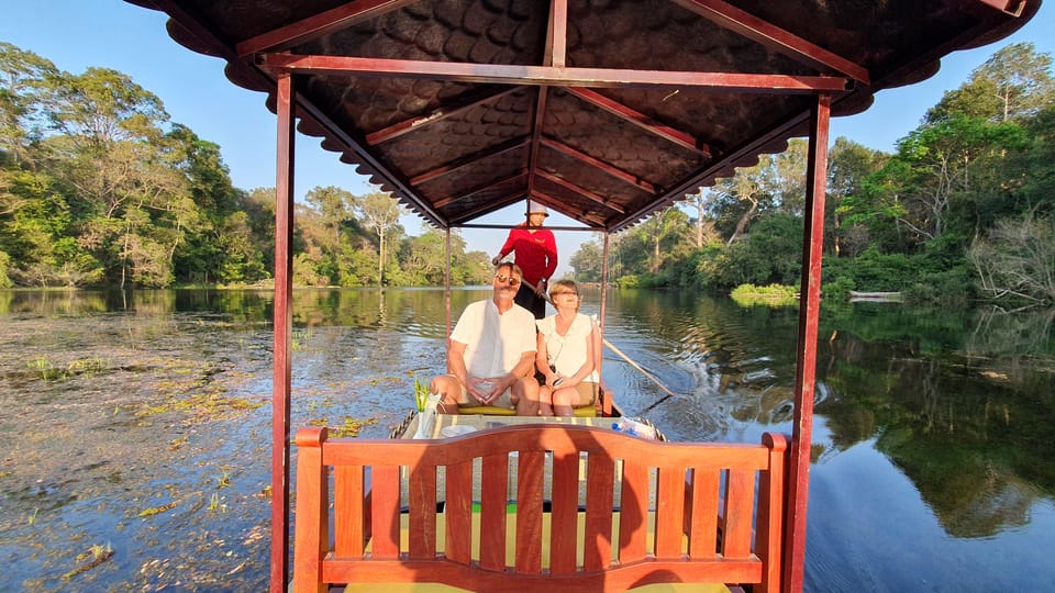 Angkor Bike Tour & Gondola Sunset Boat W/ Drinks & Snack - Scenic Gondola Boat Cruise