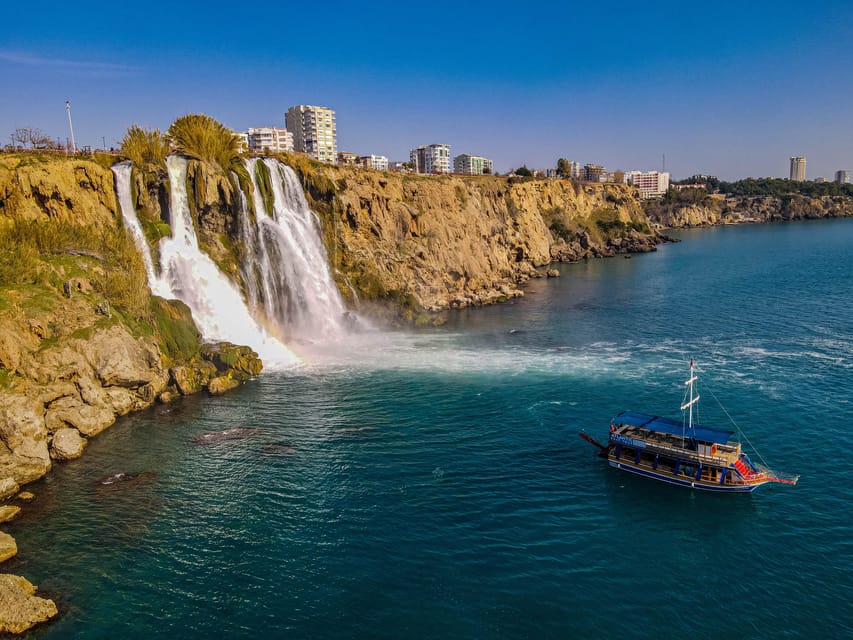 Antalya: Beach & Waterfalls Boat Trip W/ Lunch & Soft Drinks - Booking Process