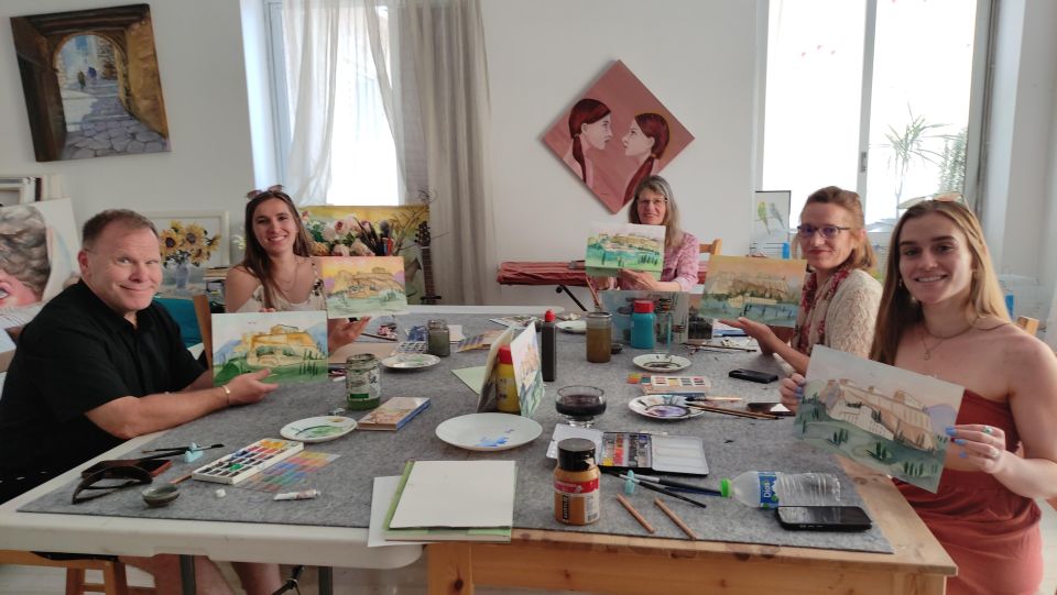 Athens: Watercolor Painting Workshop With Acropolis - Participant Information