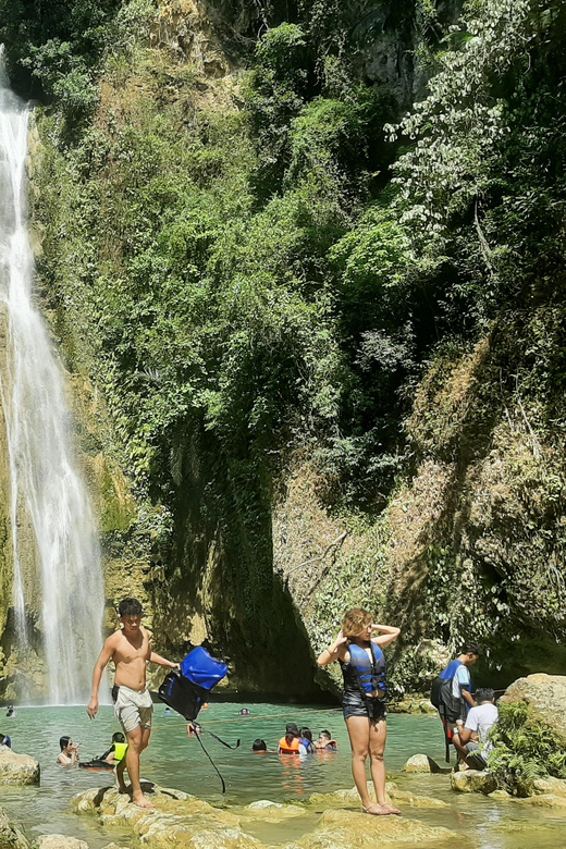 ATV, Mantayupan Falls & Pescador Island Hopping + Meals - Breathtaking Mantayupan Falls