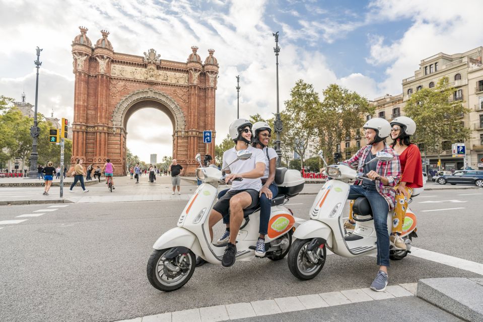 Barcelona Icons & Panoramic Views 4 Hours Scooter Tour - Experience and Inclusions