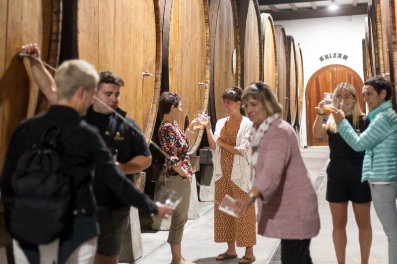 Basque Press Farm and Traditional Cider House With Transport - Enjoying Cider Tasting
