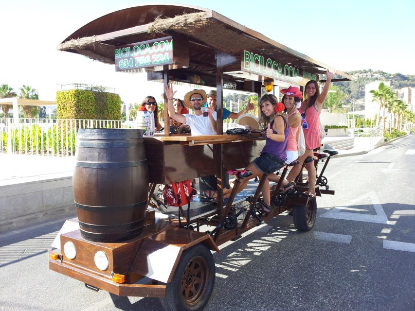 Beer Bike Malaga - Group Capacity