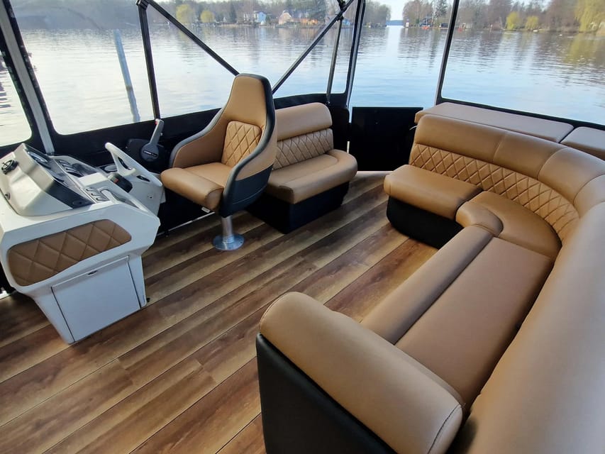 Berlin: Wonderful Days Renting the Luxury Pontoon Kuba - Free Cancellation up to 24 Hours