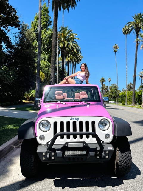 Beverly Hills: Rodeo Drive Open Pink Jeep Private Tour - Pricing Information