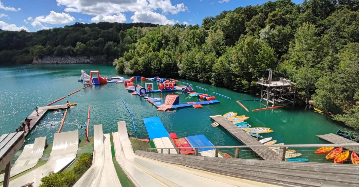 Biarritz: La Base De Pop Water Park Entry Ticket - Water Jump