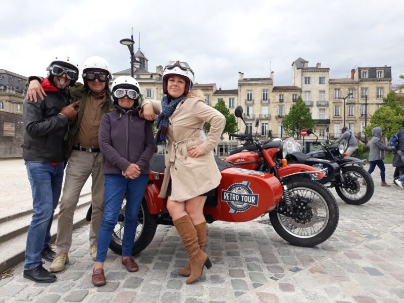 Bordeaux: Sightseeing by Side Car - Language Choices