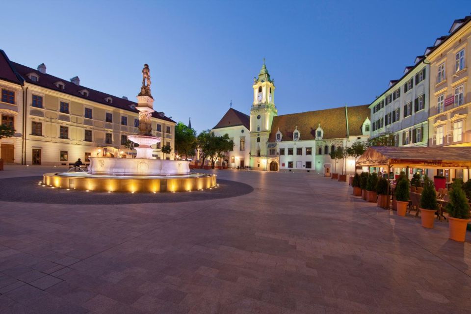 Bratislava: Guided Walking Tour at Night With Old Town - Booking and Cancellation Policy