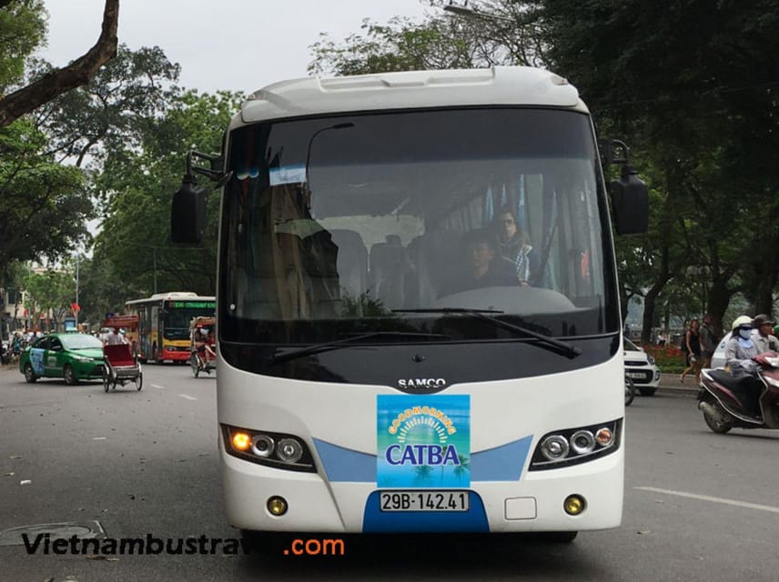 Bus Ticket Cat Ba - Hanoi ( Bus+ Ferry ) - Best Selling - Departure Schedule