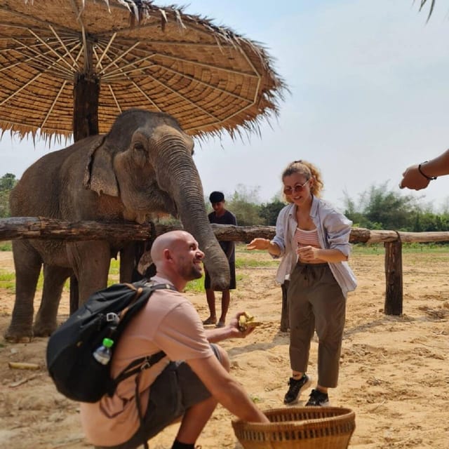 Cambodia Elephant Sanctuary and Banteay Srey Temple Tour - Kbal Spean Exploration