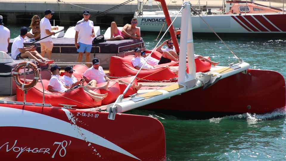 Cambrils: Catamaran Cruise Drinks and Optional BBQ Lunch - Language Support and Group Size