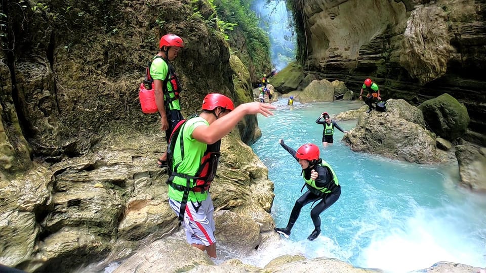 Cebu Moalboal Adventure Combo: Snorkel & Canyoneering +Lunch - Pickup Locations