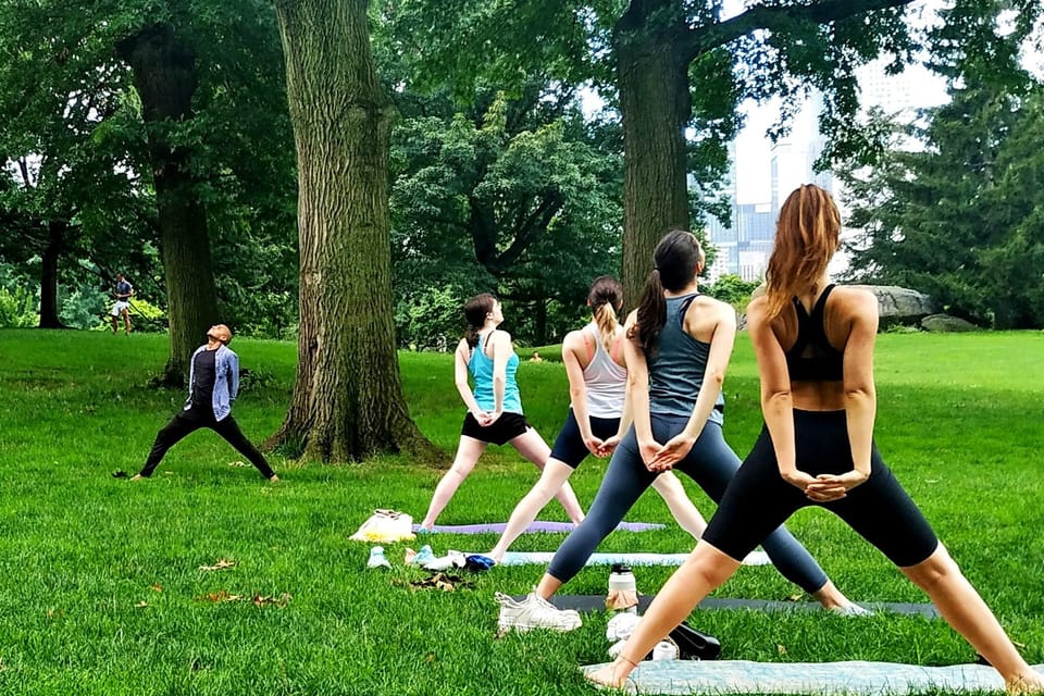 Central Park, New York: Yoga Classes in the Park Since 2012 - Yoga Mats and Props