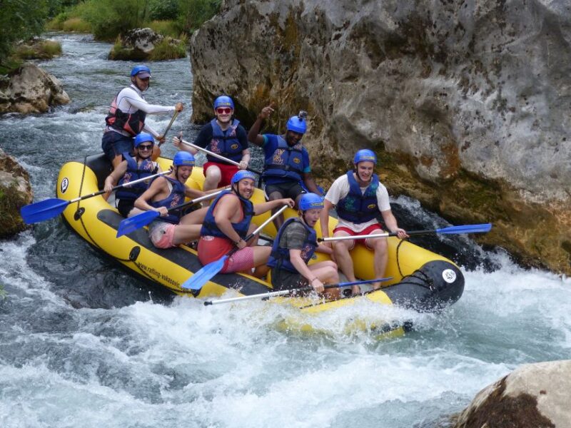 Cetina River: Rafting and Cliff Jumping Tour - Booking and Cancellation
