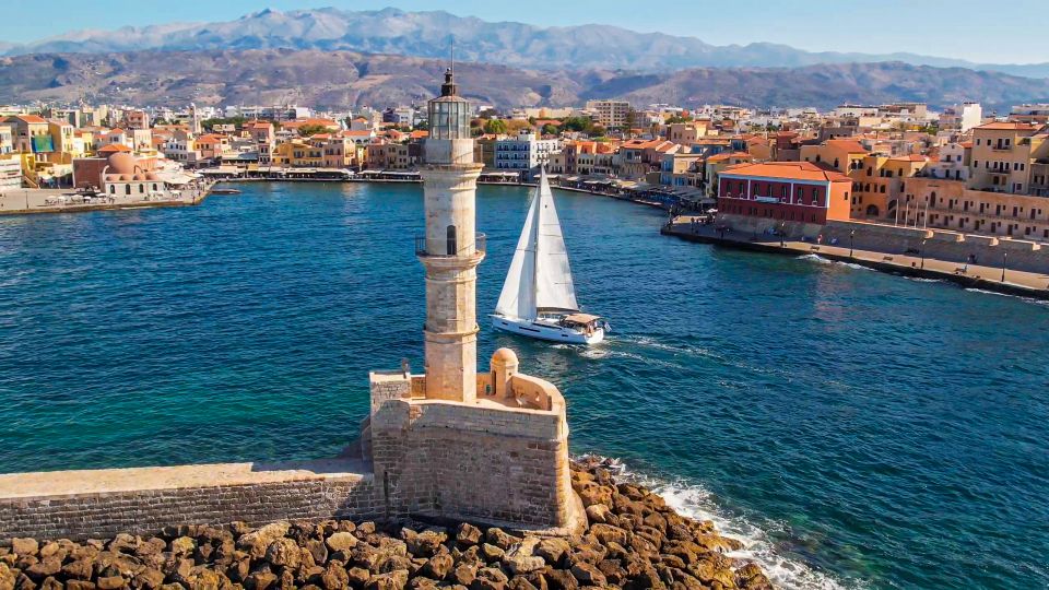 Chania Old Port: Private Sailing Cruise With Meal & Swimming - Booking Process