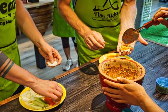 Chiang Mai: Traditional Thai-Akha Cooking Class& Market Tour - What to Expect During the Class