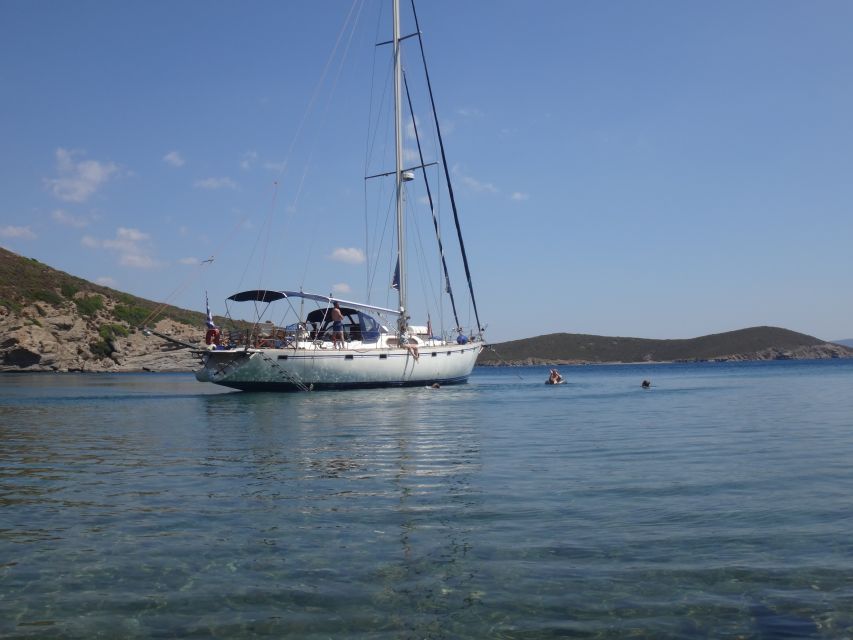 Chios: Sailing Boat Cruise to Oinouses With Meal & Drinks - Meeting Point and Return