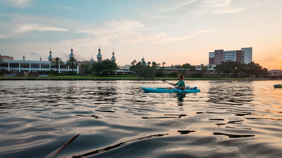 Clear Kayaking Glow Tour - Riverwalk Tampa - Meeting Point