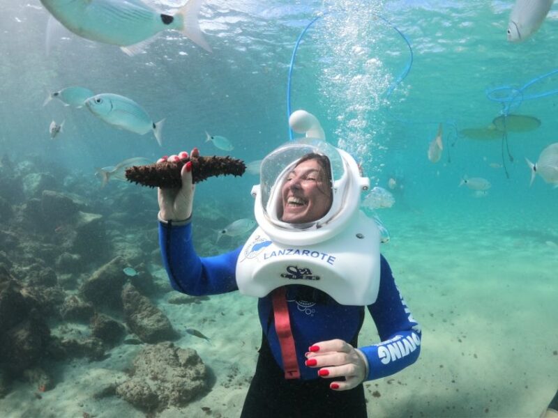 Costa Teguise : Underwater Sea Trek Experience - Language Options for Guides