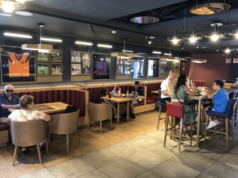 Discover Leo Messis Secrets at Barça Café in Camp Nou - Included Amenities