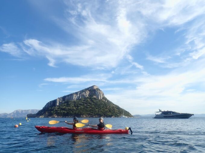 Dolphin Kayak Safari at Sunset at Golfo Aranci - Paddling to Isola Di Figarolo