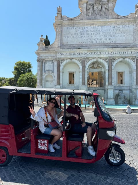 E-tuk Tour: Rome in a Day - Booking Information