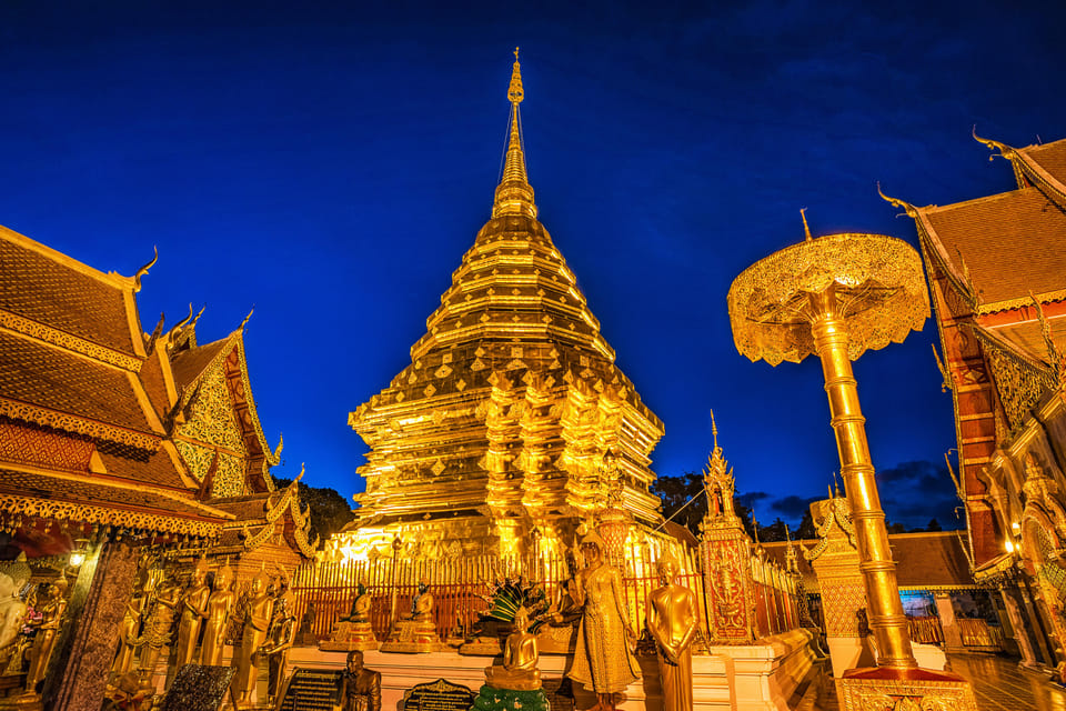 Early Morning Doi Suthep With Monk Chanting and Alms - Included Services