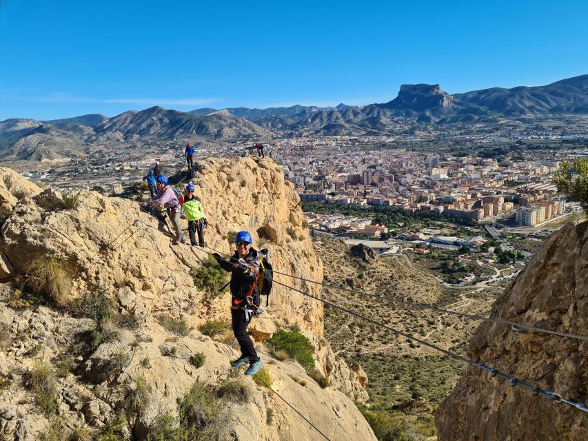 Elda: Bolón Ferrata, Record Zip Line. - Guided Experience and Insights