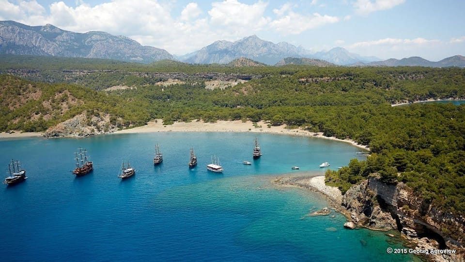 From Antalya/Kemer: Party Boat Trip to Kemer Bays With Lunch - Whats Included in the Package