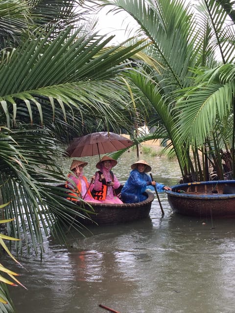 From Da Nang: Bay Mau Cooking Class, Basket Boat and Market - Pickup and Drop-off