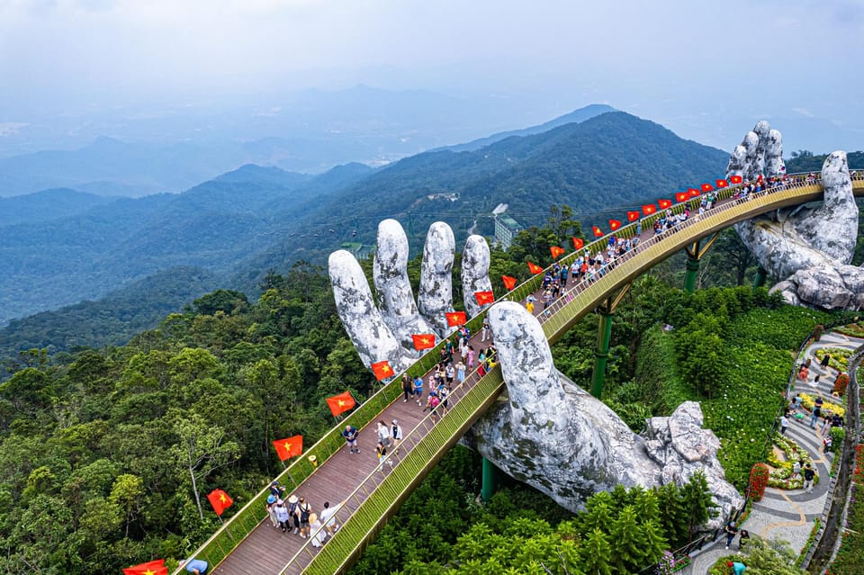 From Da Nang/Hoi An:Golden Bridge BaNa Hills Full-Day Tour - Cable Car Experience