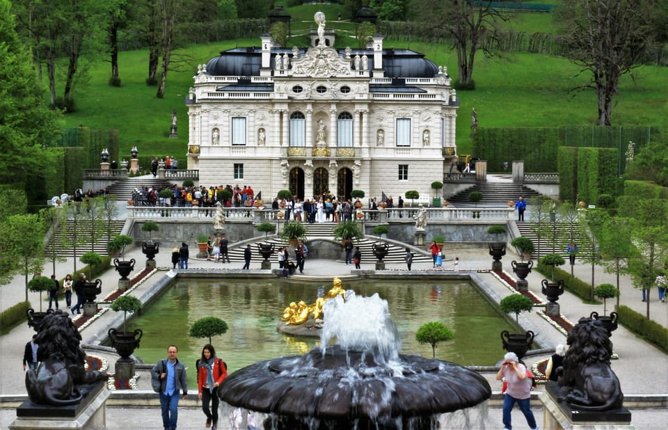 From Füssen: Neuschwanstein & Linderhof Castles Private Tour - Linderhof Palace Tour