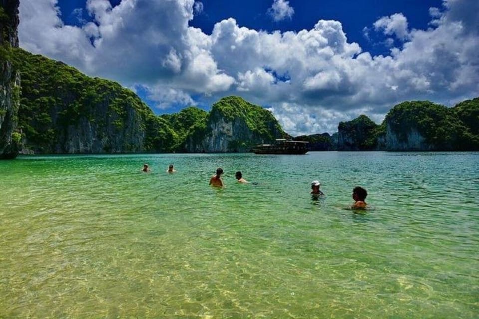 From Hanoi: Halong Bay, Titop Island, Sung Sot & Luon Caves - Trekking and Swimming at Titop Island