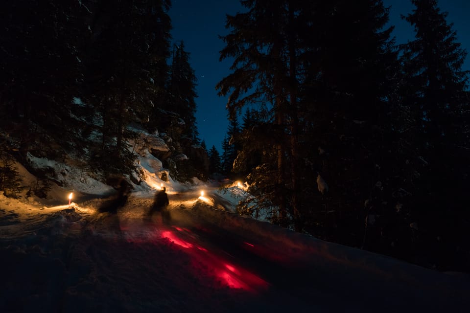 From Interlaken: Night Sledding - Safety Measures