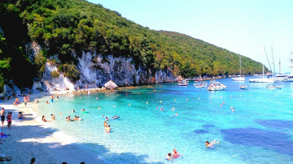 From Lefkimmi: Blue Lagoon and Syvota Village Cruise - Papanikolis Cave and Blue Lagoon