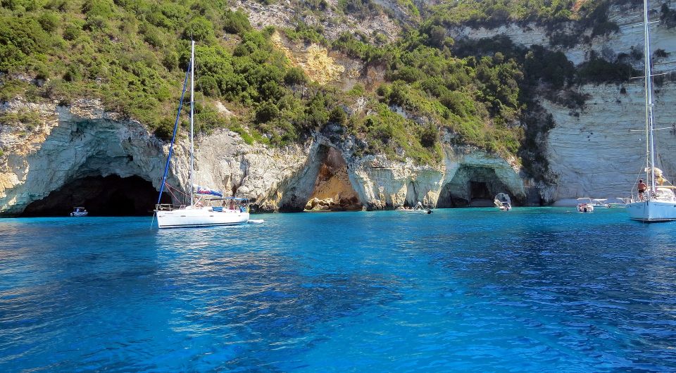 From Lefkimmi: Paxos, Antipaxos & Blue Caves Boat Tour - Onboard Experience