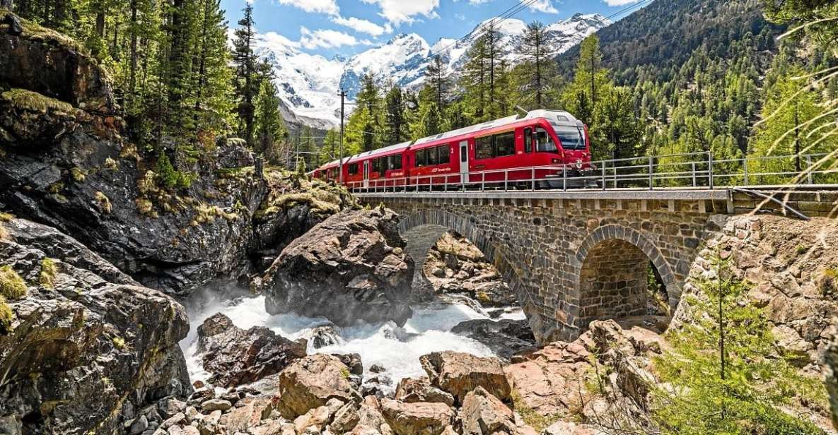 From Milan: Bernina and St. Moritz Day Tour by Scenic Train - Tirano Free Time