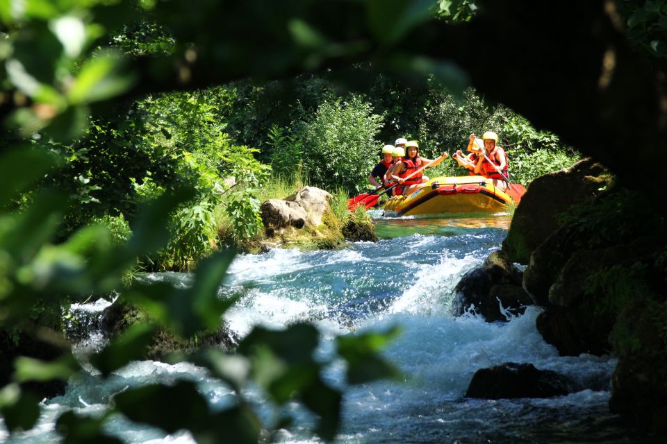 From Omiš: Cetina River Rafting Trip With Underwater Cave - Highlights and Activities Offered