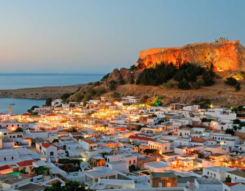 From Rhodes City: Evening Bus Trip To Lindos - Lindos Exploration