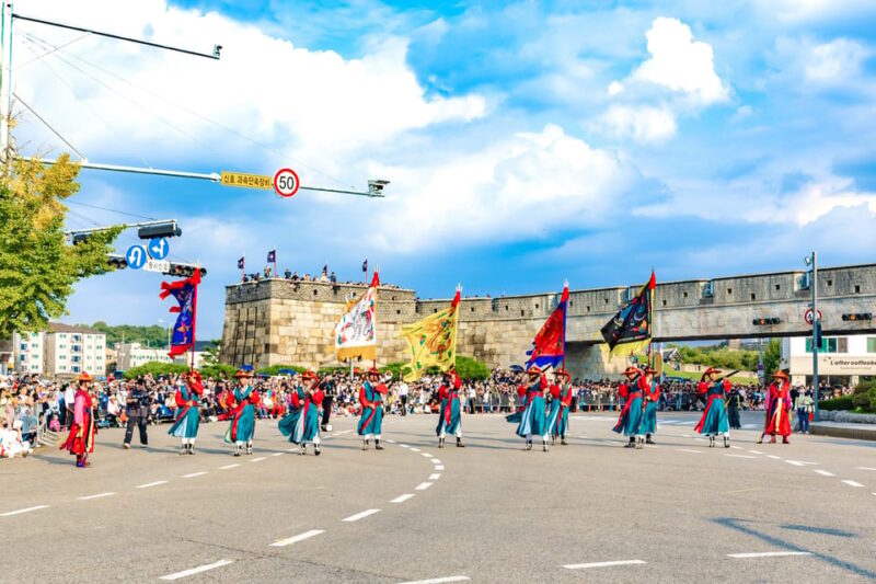 From Seoul: The 61st Suwon Hwaseong Cultural Festival Tour - King Jeongjos 1796 Celebration