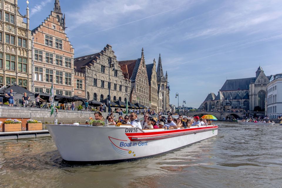 Ghent: 50-Minute Medieval Center Guided Boat Trip - Booking Information